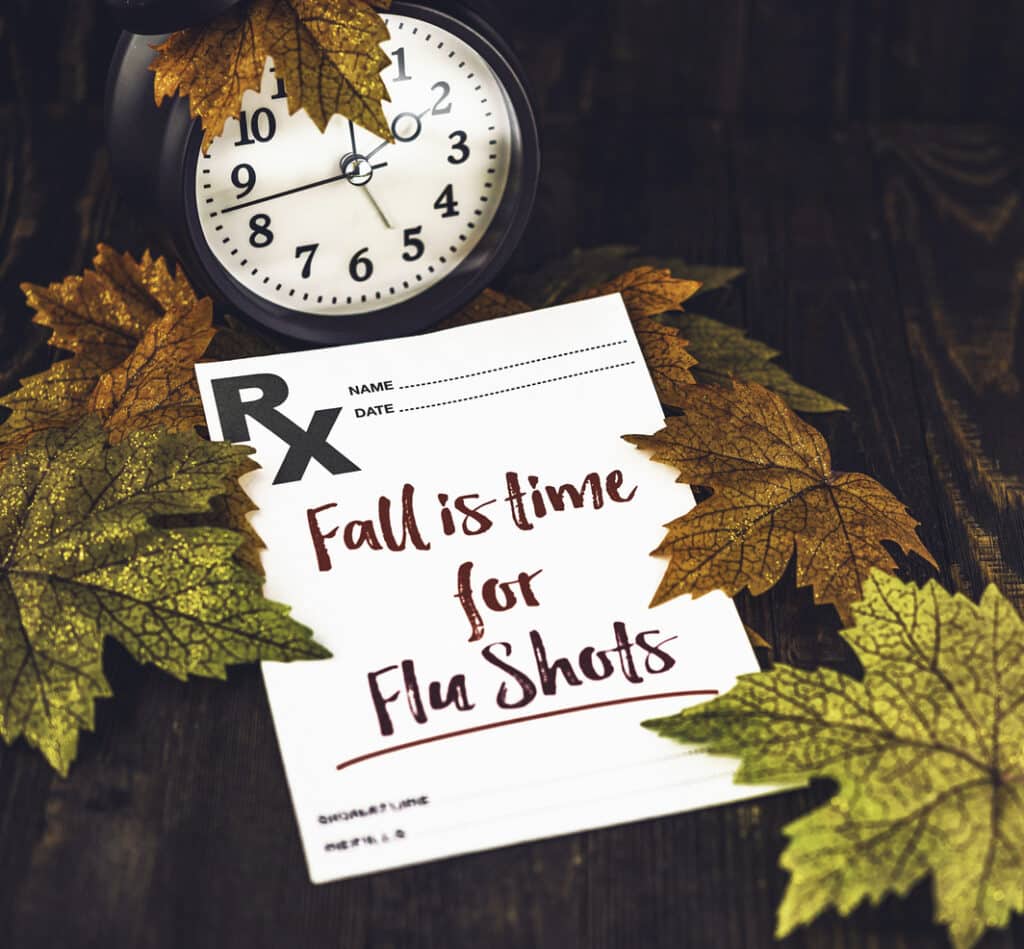 Preventative healthcare. Fall is time for Flu Shots